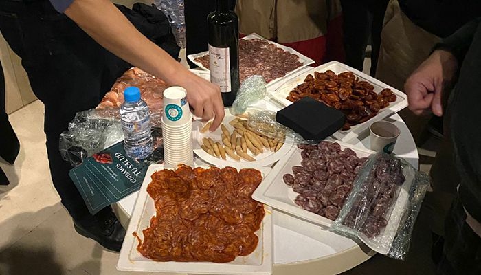 Degustación embutido granjas san antonio
